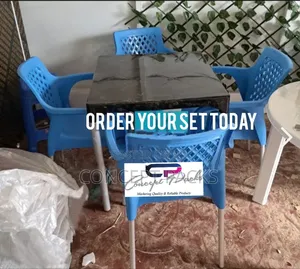 Strong Complast Hotel Chairs and Table Set.