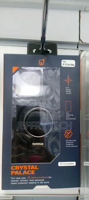Crystal Palace iPhone 15 Pro Max Clear Phone Case - Drop P