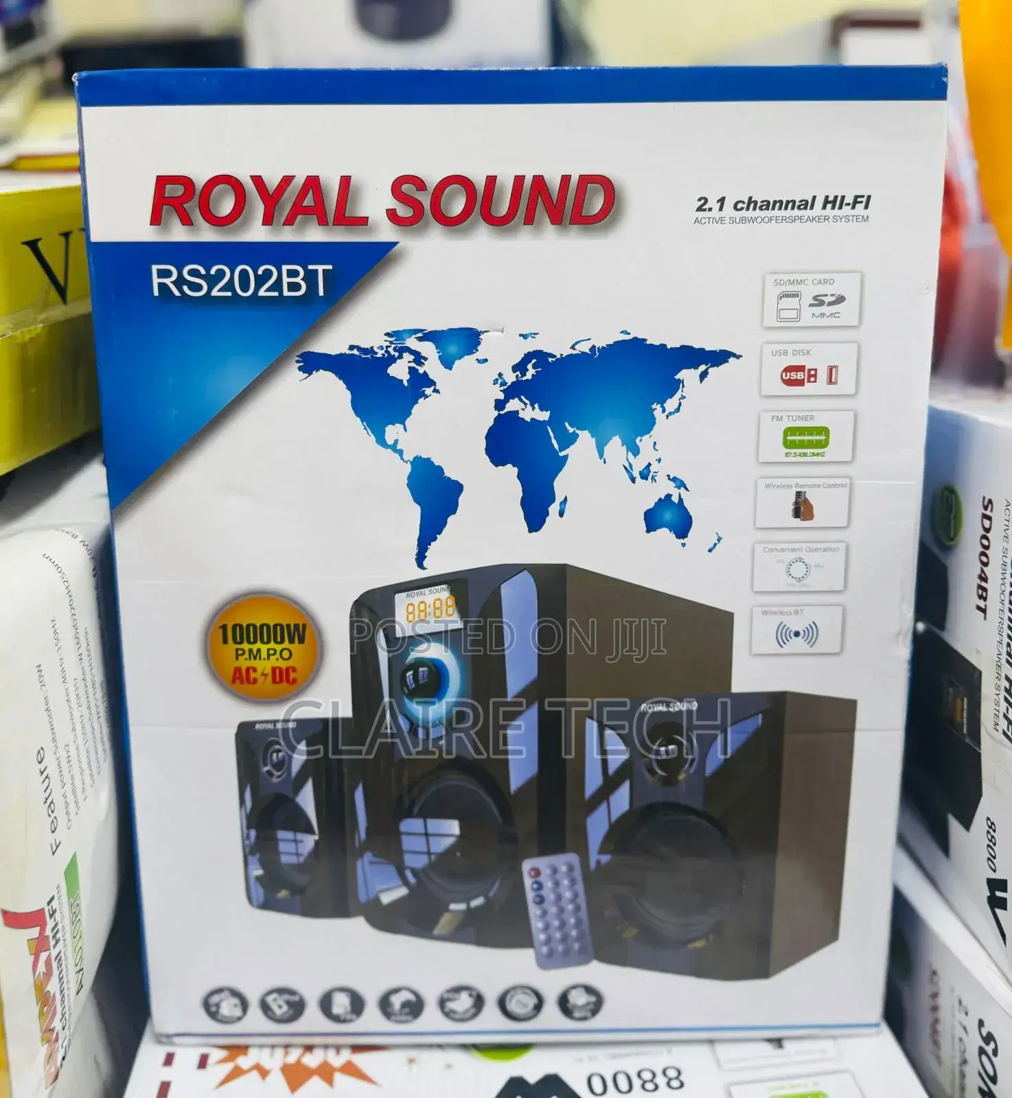 Royal RS202BT 2.1 HI-FI Multimedia Speaker System
