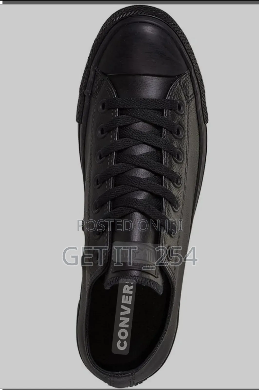 Converse Leather All Black Sizes : 36 ,