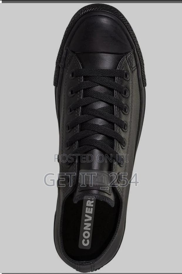 Converse Leather All Black Sizes : 36 , - thumbnail 3
