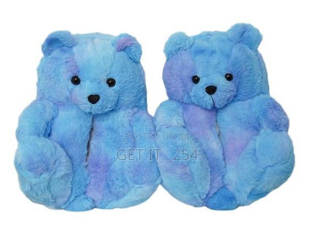 *Bear Fluffy Sandals* Size:*Free Size - thumbnail 2