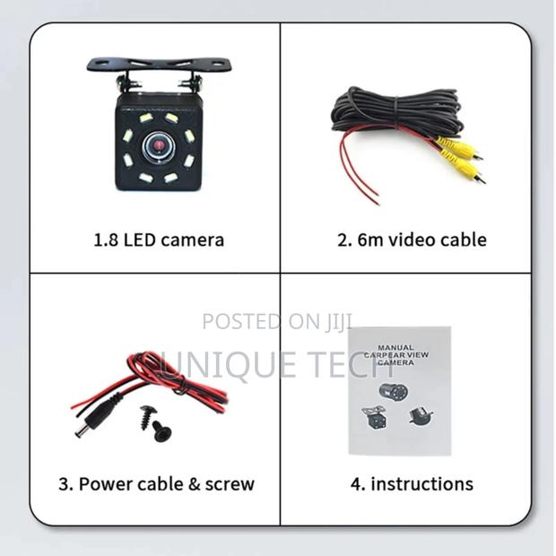 8-Led Enhanced Night Vision Reverse Camera
