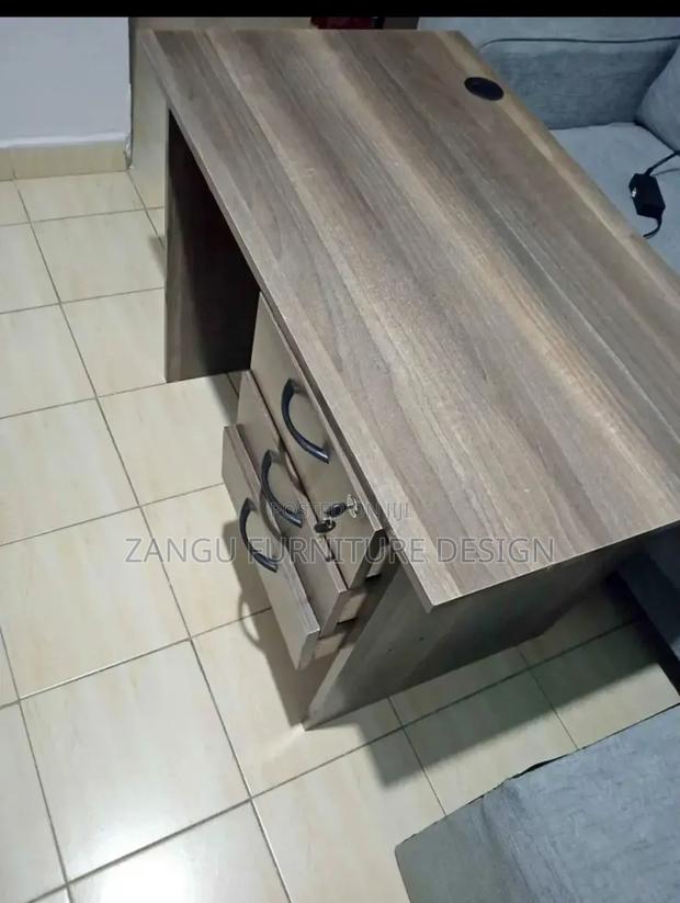 Walnut MDF Desk - main view