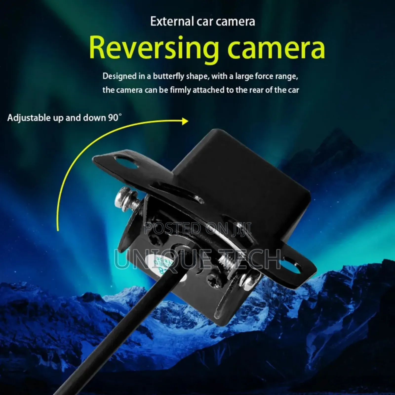 Wide-Angle 8-Led Reverse Vision Camera