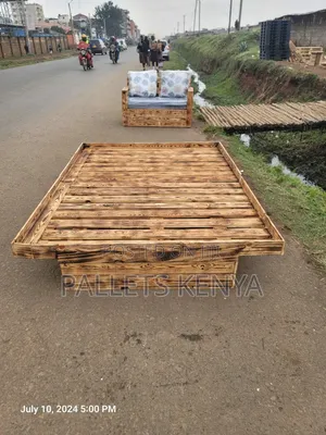Pallet Bed- 5*6 Detachable and Blazed Pallet Bed. Nbgs03