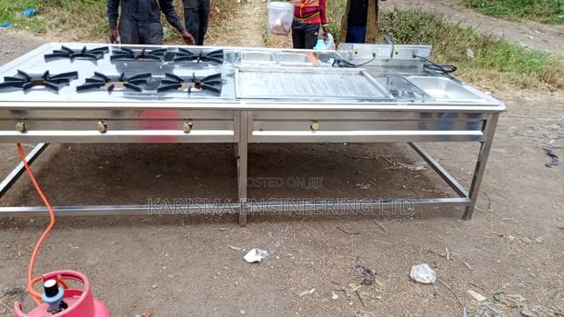 Stainless Commercial Gas Cooker
