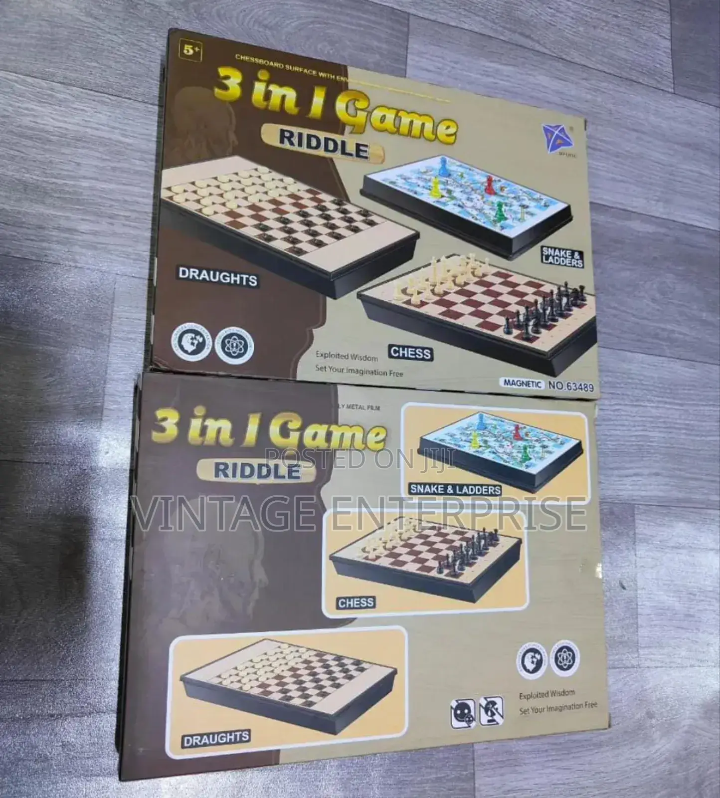 3in1game Riddle Board/Game Board