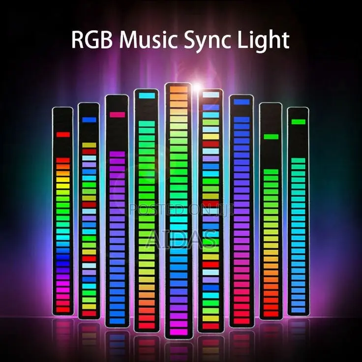 RGB Music Level Light