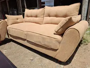 Sofa With Fibre and Spring Cushions 3-Seater
