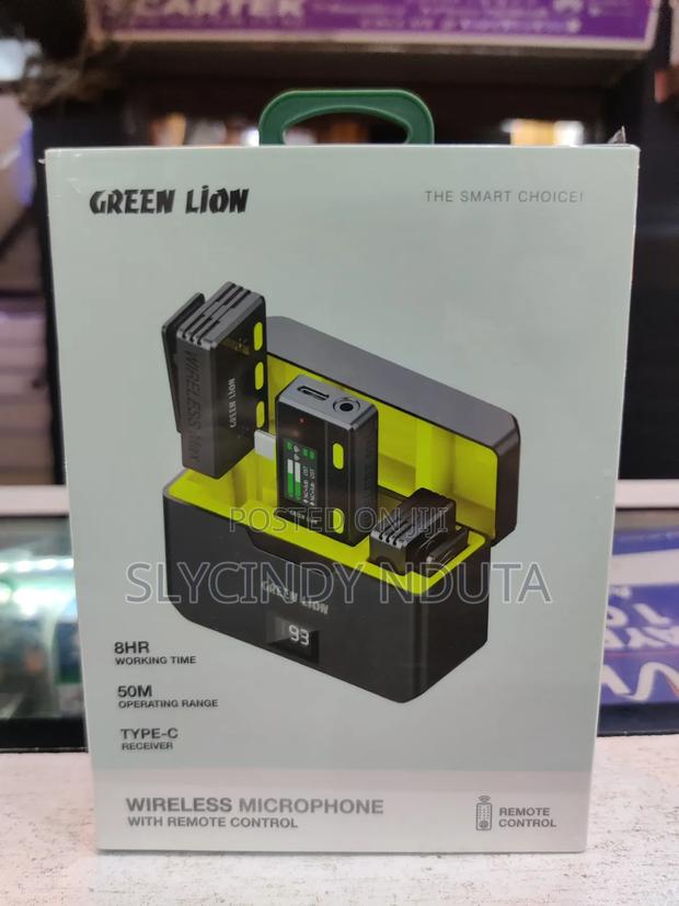 Green Lion Wireless Microphone With Remote Control Type-C - main view