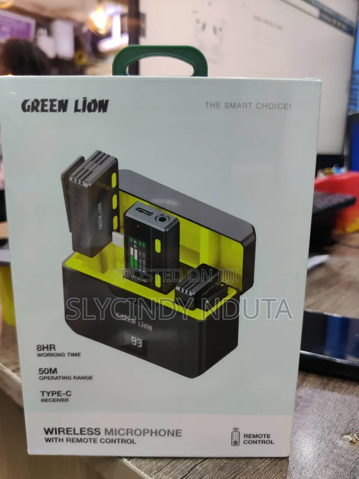 Green Lion Wireless Microphone With Remote Control Type-C