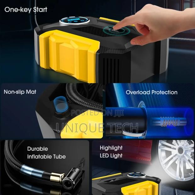 Digital Portable Tire Inflator for Vehicle Use - main view