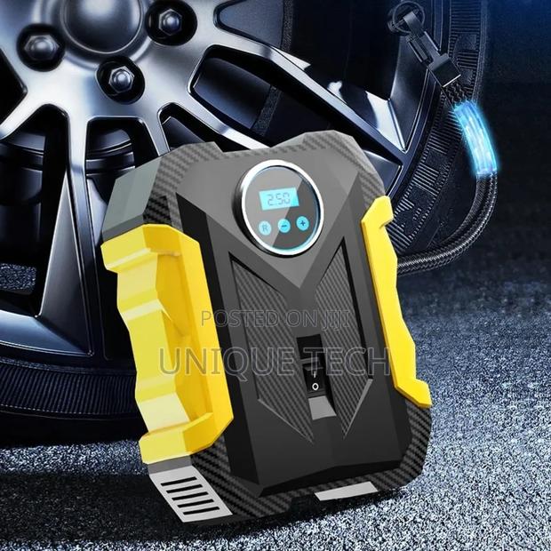 Smart Tire Inflator With Digital Pressure Measurement