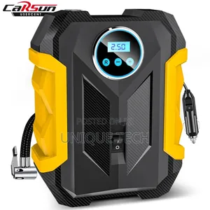 High-Performance Digital Tire Compressor With Gauge