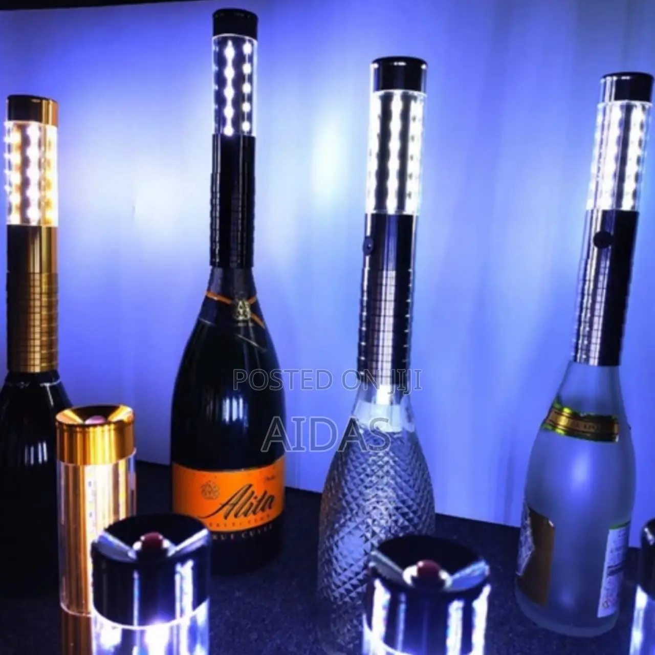 Rechargable Led Strobe Lights Sparklers for Bottles