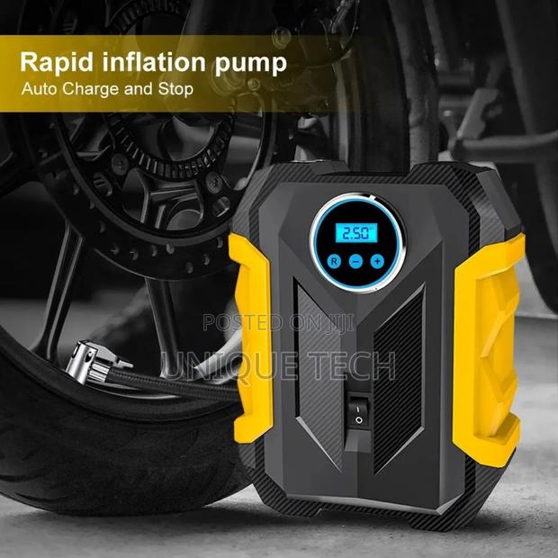 Digital Tyre Inflator With Auto Shut-Off Feature - main view