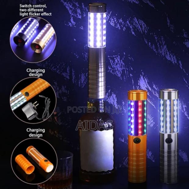 Rechargable Led Strobe Lights Sparklers for Bottles - thumbnail 2