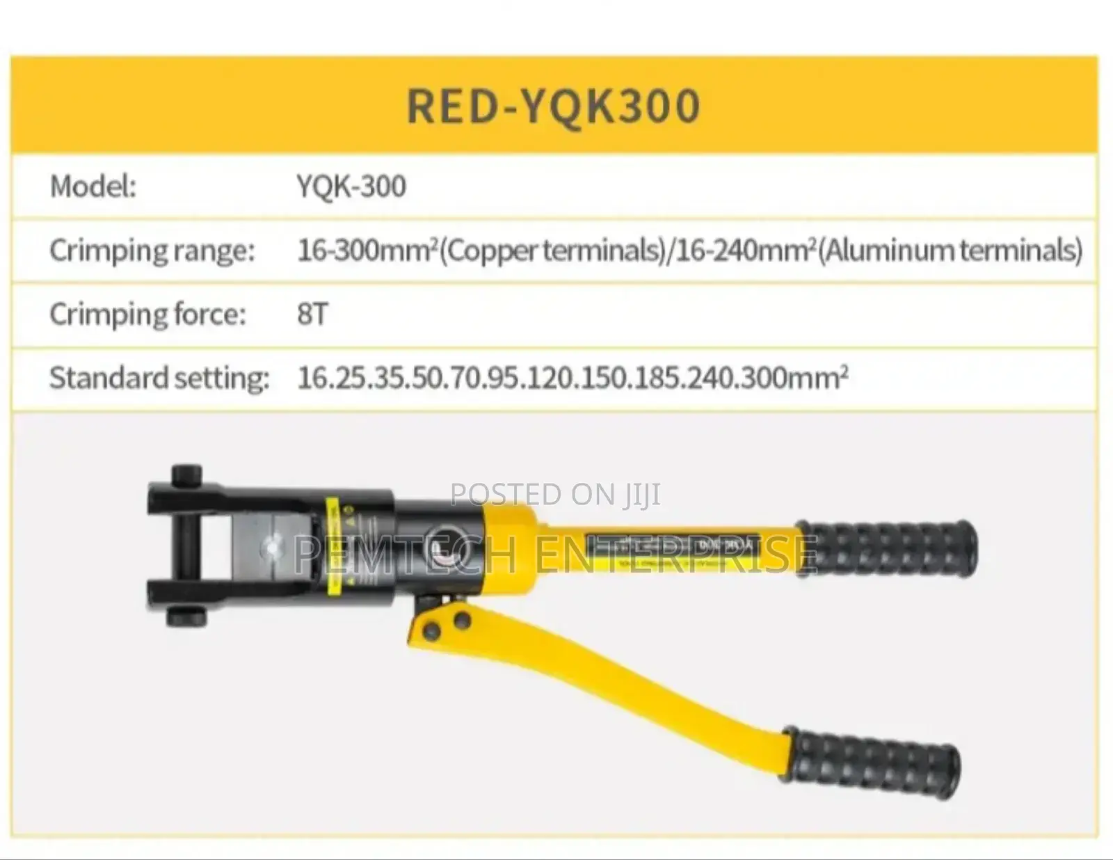 16-300mm2 Crimping Tool