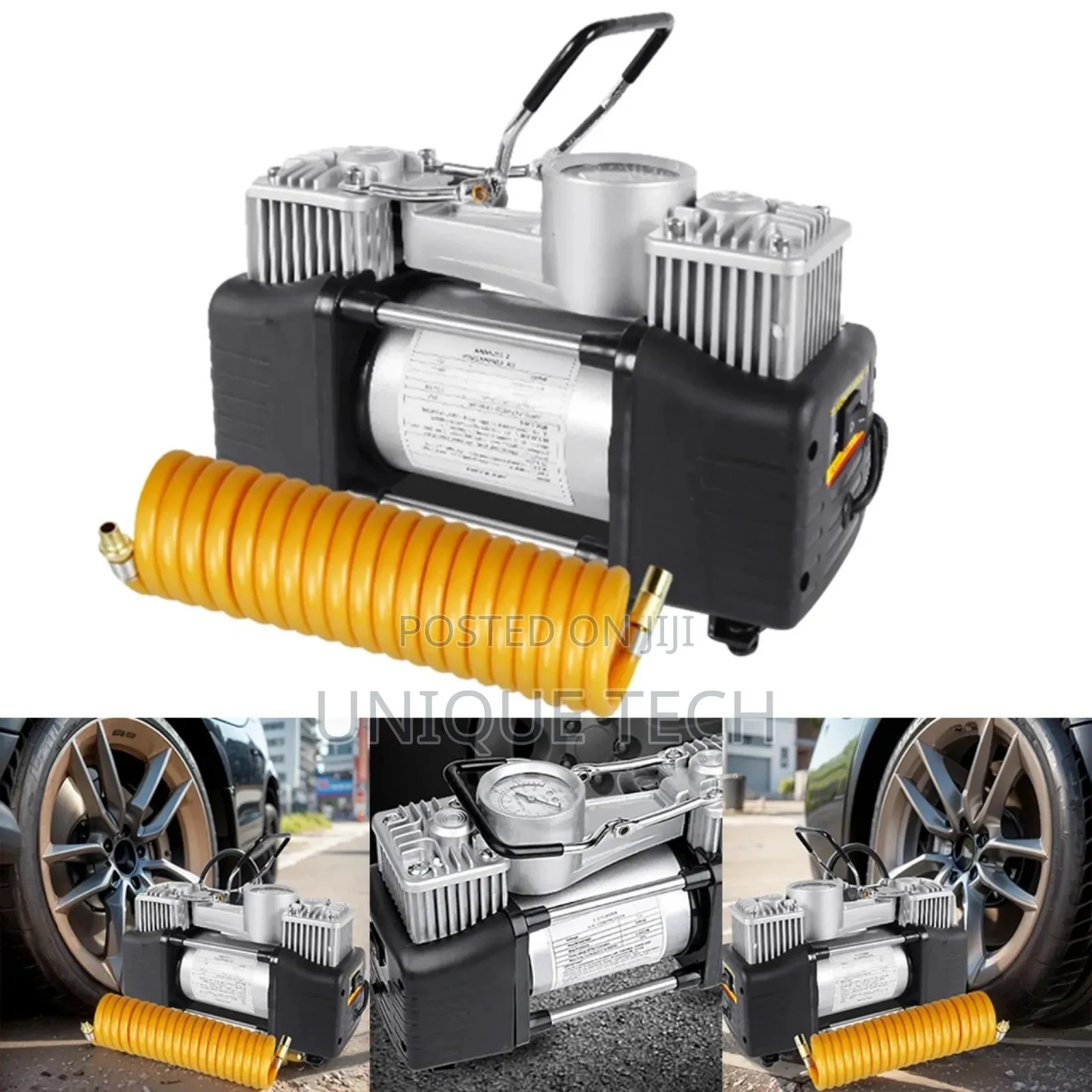 Rapid Inflate Double Cylinder Tire Pump