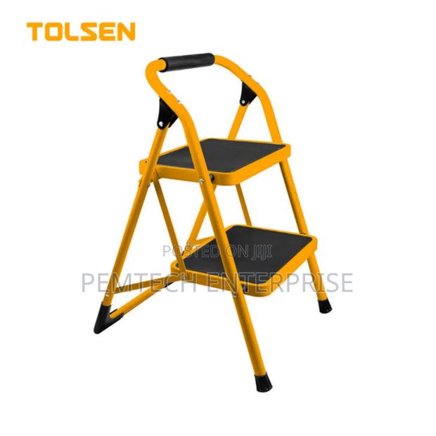 2 Step STEEL LADDER - main view