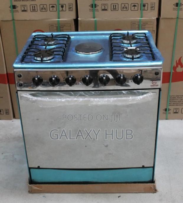 60*90 Eurochef 4+1 Standing Cooker With Electric Oven