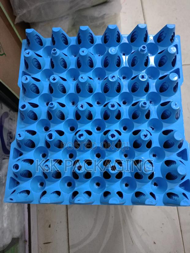 Light Blue Plastic Egg Trays - thumbnail 2