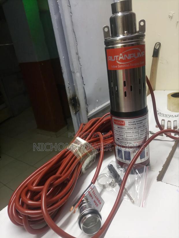 Top Quality Rutan 50m 250watts Solar Submersible Water Pump