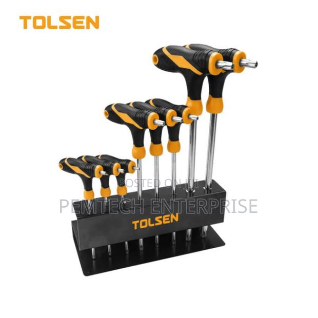8pcs Torx T-Handle Screwdrivers Set (Industrial) - main view
