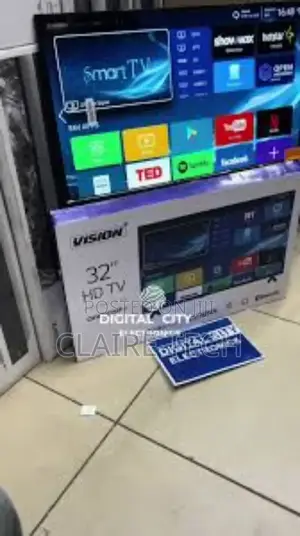 Vision 32 Inches Smart Android Flameless Tv