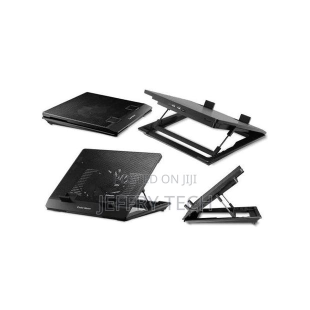 Generic Computer Cooling Stand Tablet Holder / Cooler - Bl