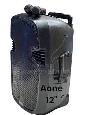 Aone 12 “ Active Portable Rechargeable Speaker W/ 2mics