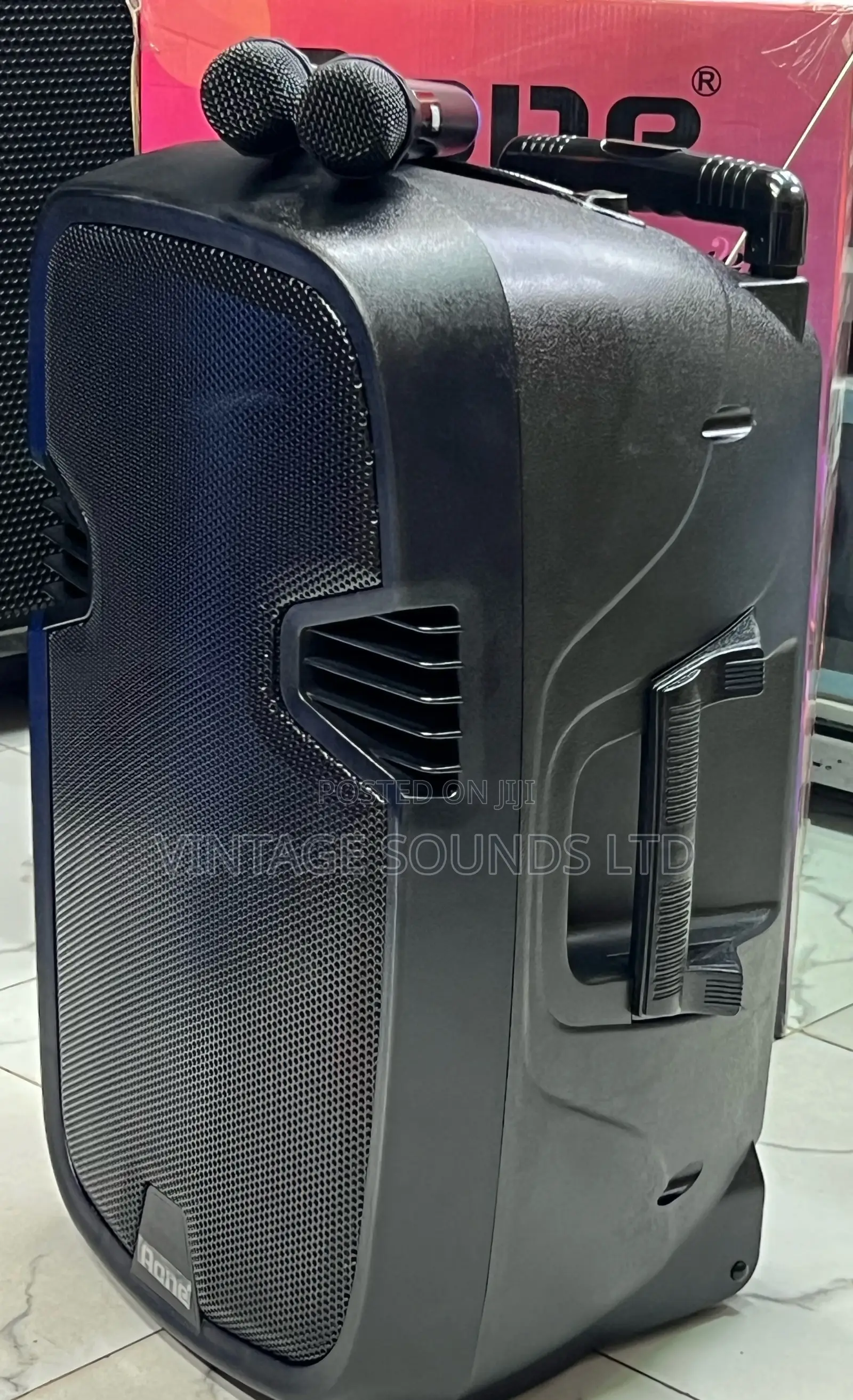 Aone 12 “ Active Portable Rechargeable Speaker W/ 2mics