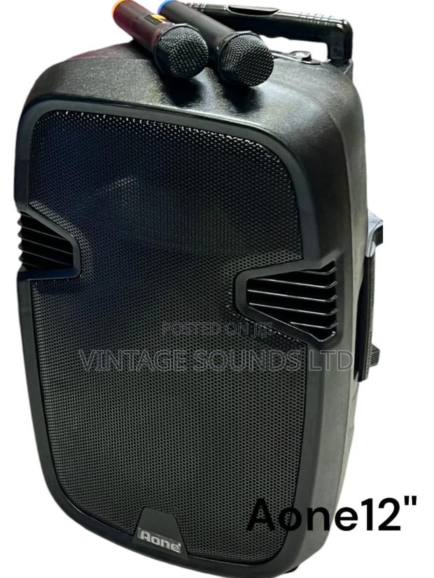 Aone 12inch Rechargeable Portable Amplified Powered Speaker - main view
