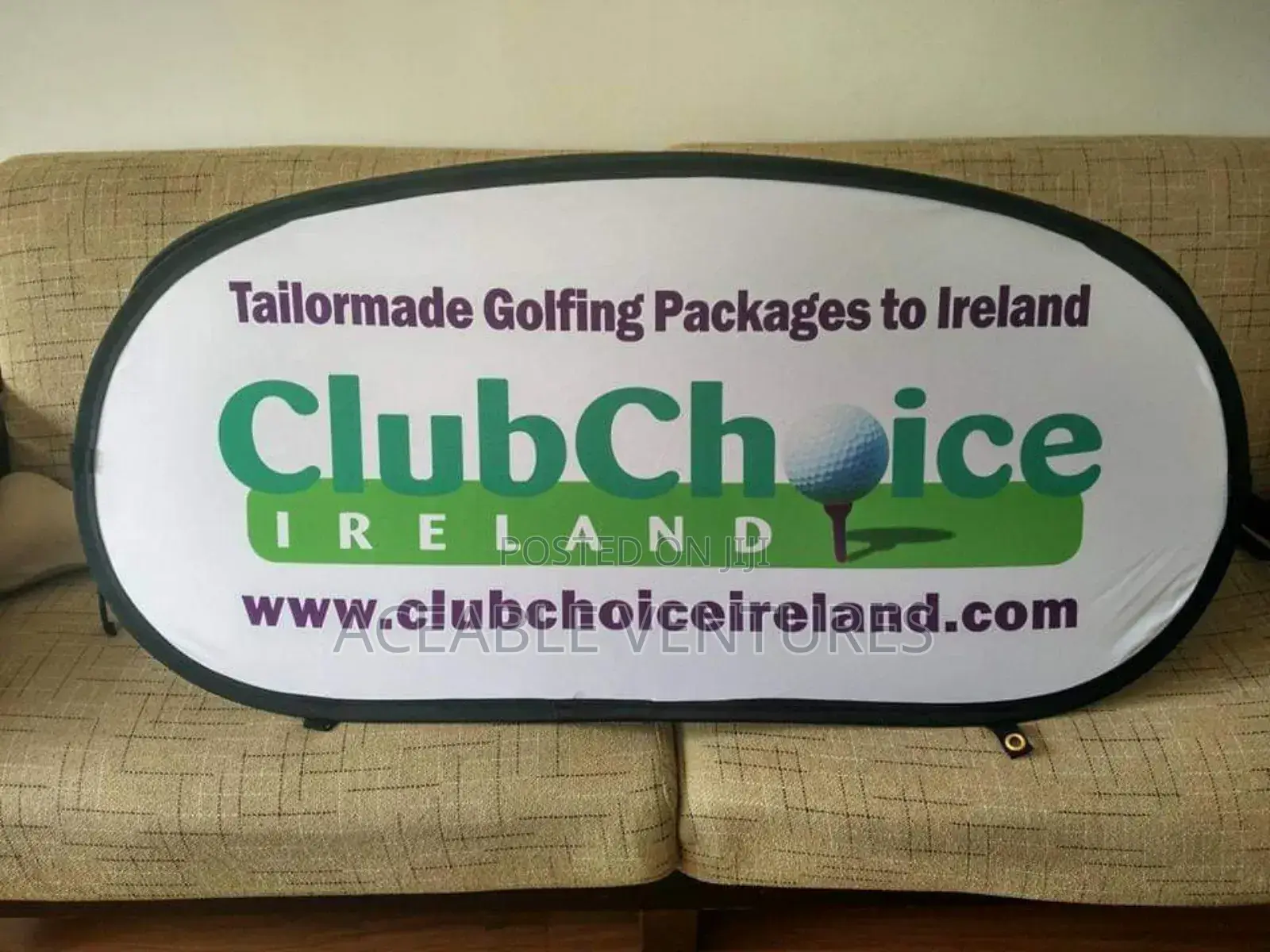1m by 2m Ground Pop Up Banner