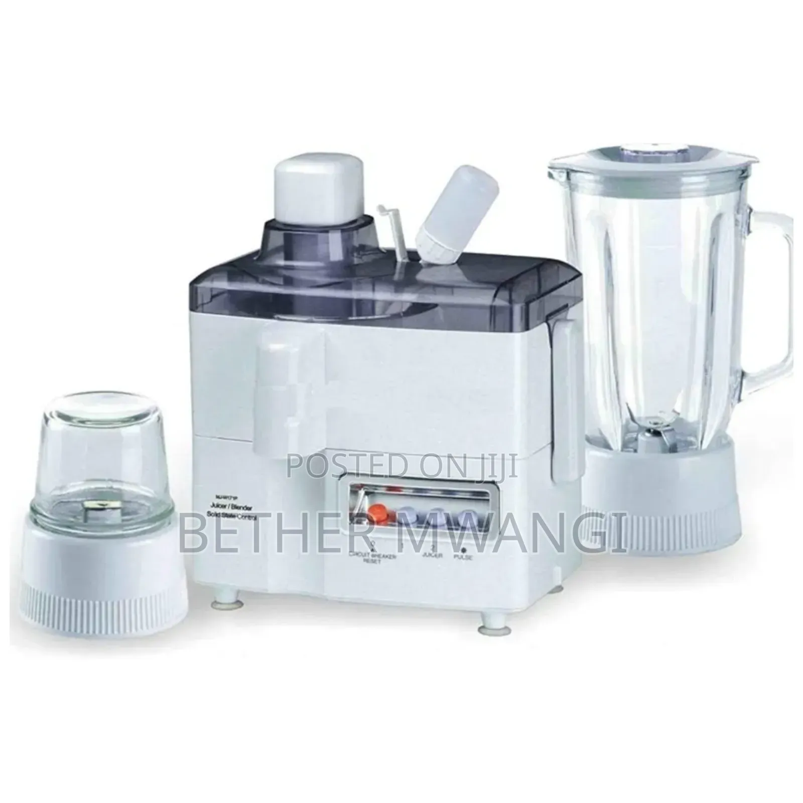 Panasonic | MJ-M176P 3-in-1 Juicer/Blender/Grinder Machine.