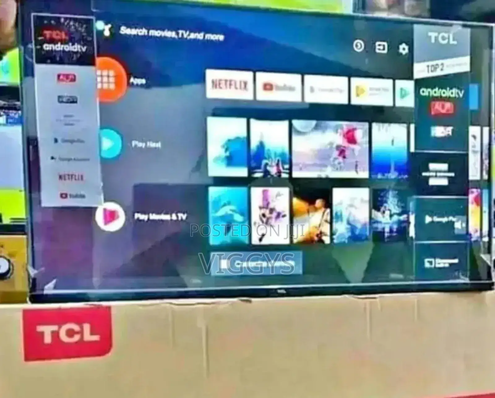 New TCL 43 Inch Smart Android TV TS-7