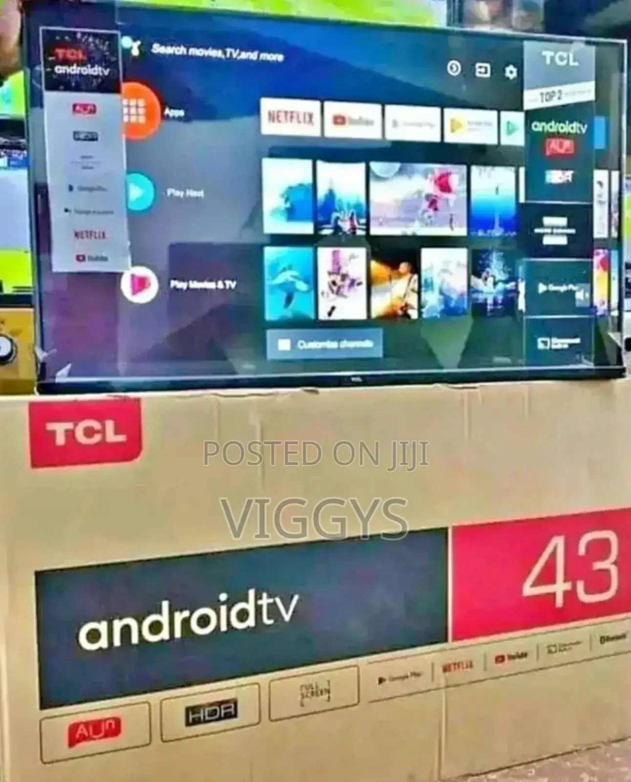 New New TCL 43 Inch Smart Android TV TC-6