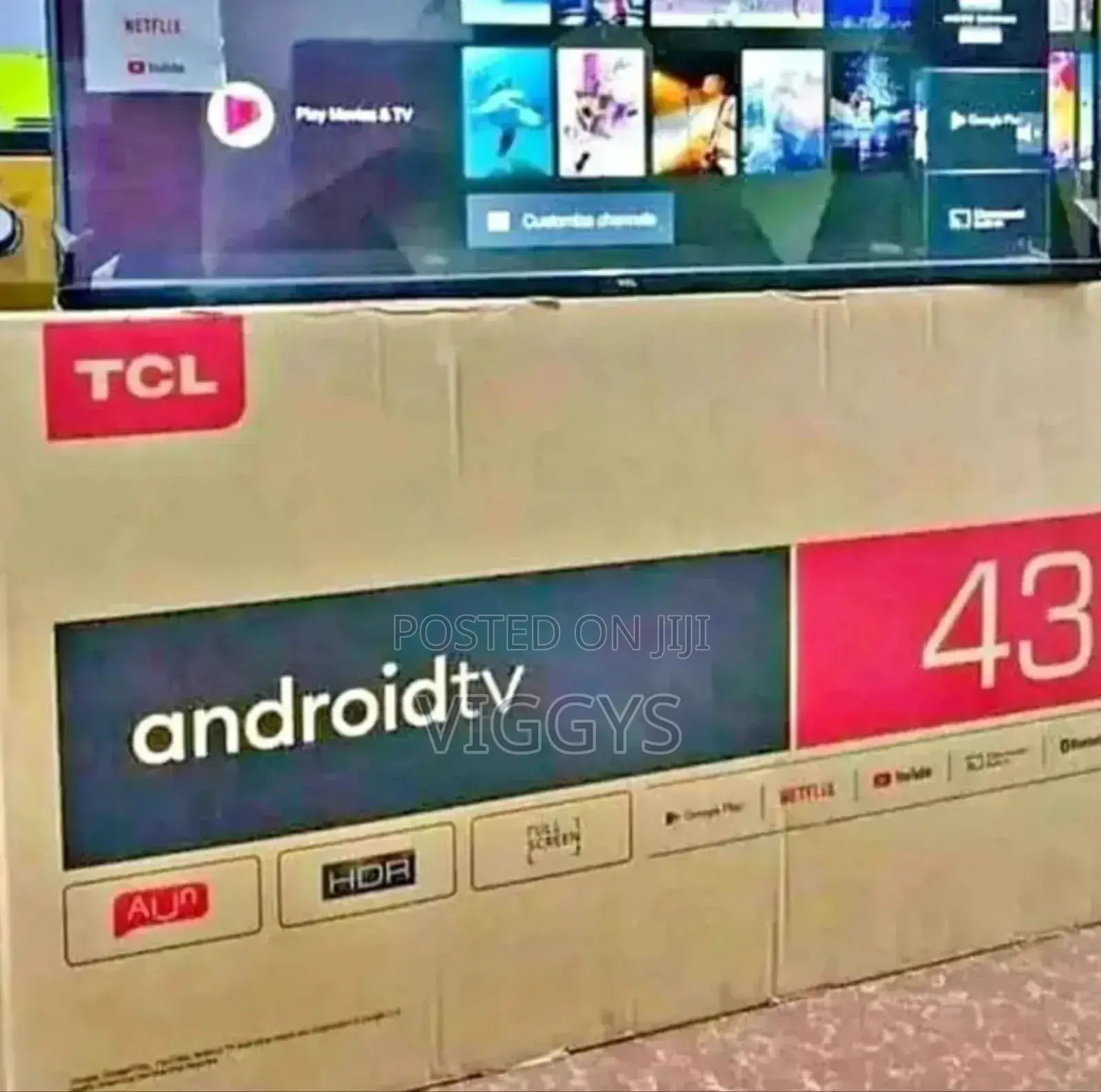 New New TCL 43 Inch Smart Android TV TC-6
