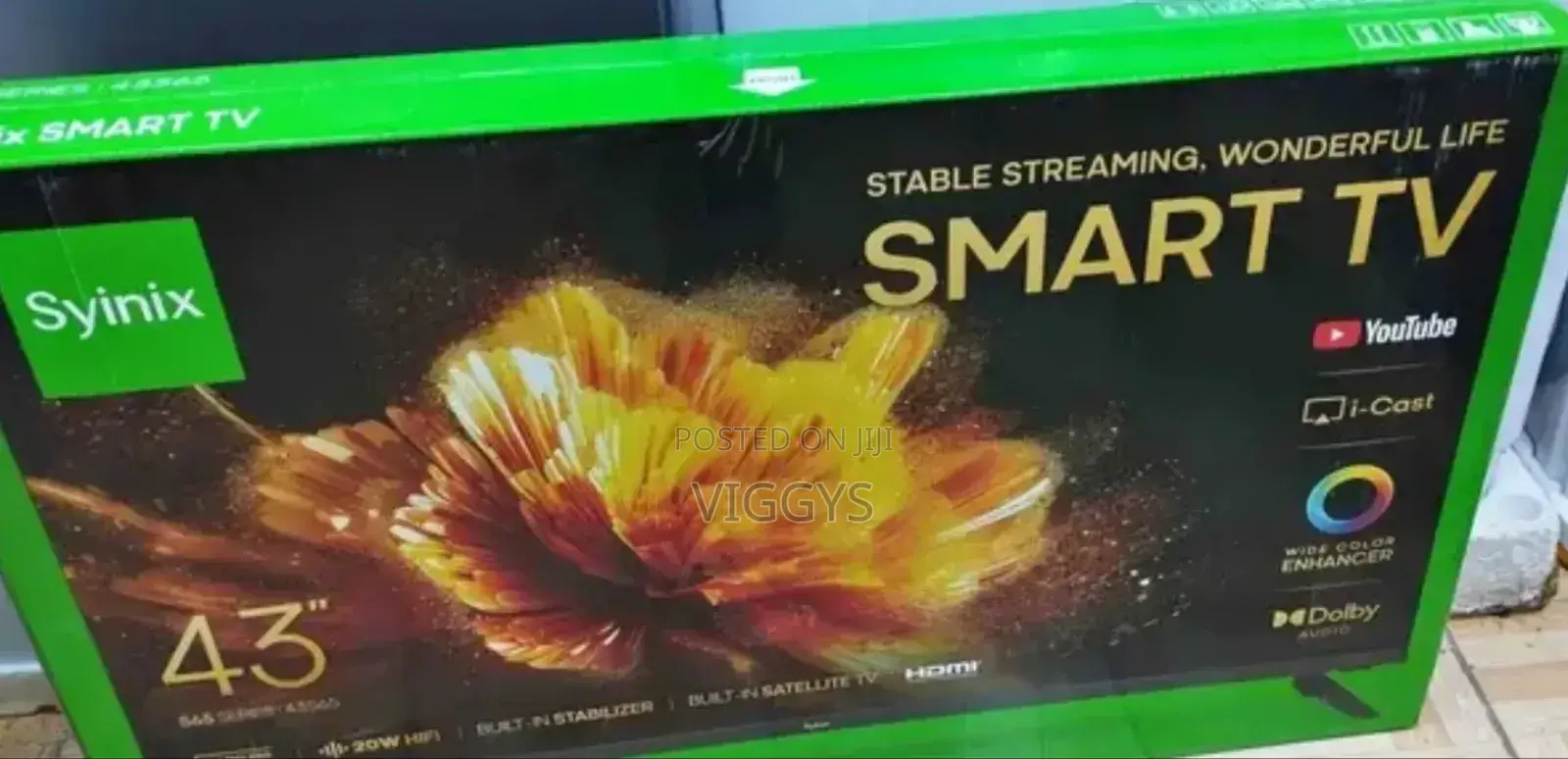 Brand New Synix 43 Inch Smart Tv SS-01