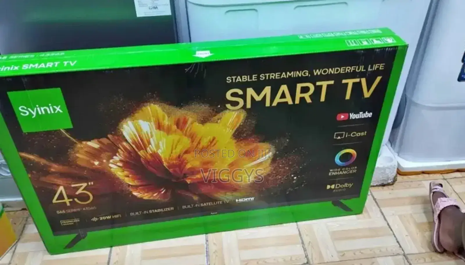 Good Working Brand New Synix 43 Inch Smart Tv ST-03