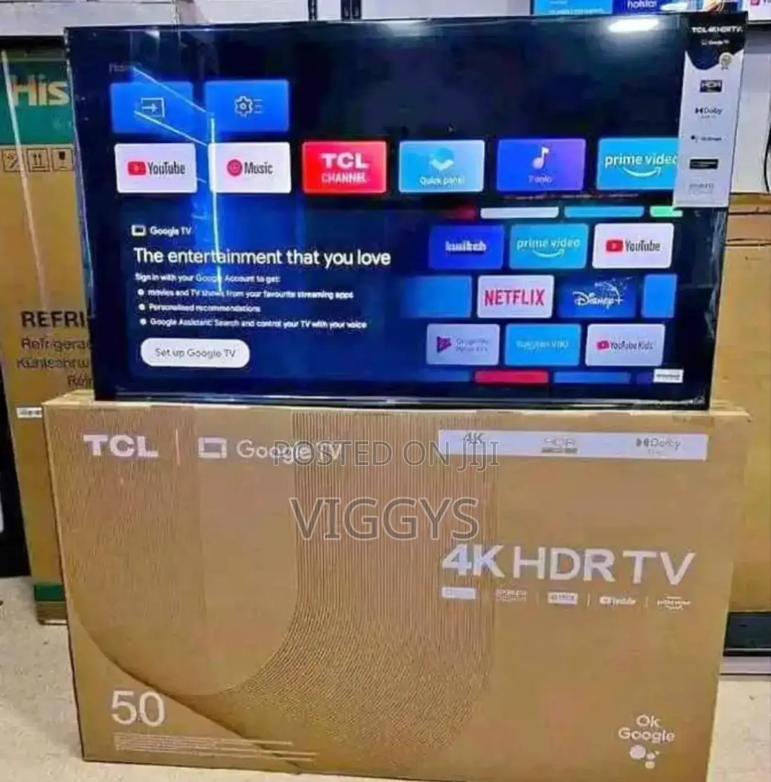 Good Working TCL Google 43 Inch Smart Tv S-01