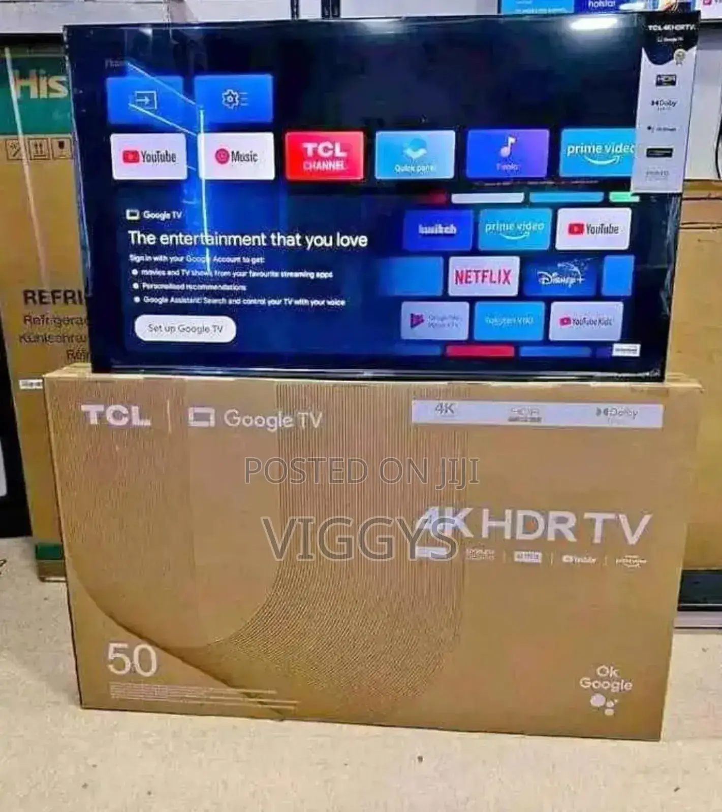 Brand New TCL 43 Inch L/ Goggle Gt-6