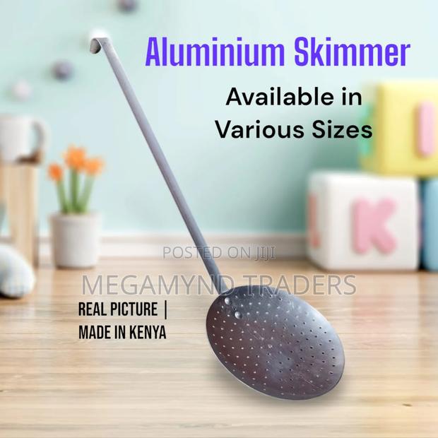 Aluminium Skimmer/Deep Frying Serving Spoon - main view