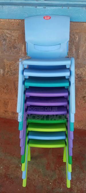 Acme Kindergatern Plastic Molded Chairs. - thumbnail 2