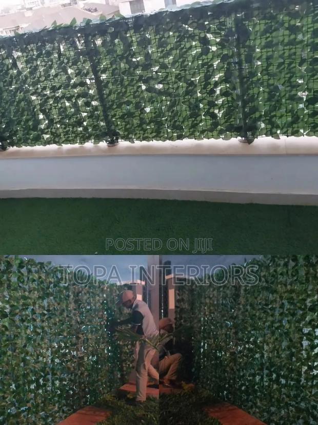 Elegant Balcony Decor Artificial Green Leaf Privacy Fence