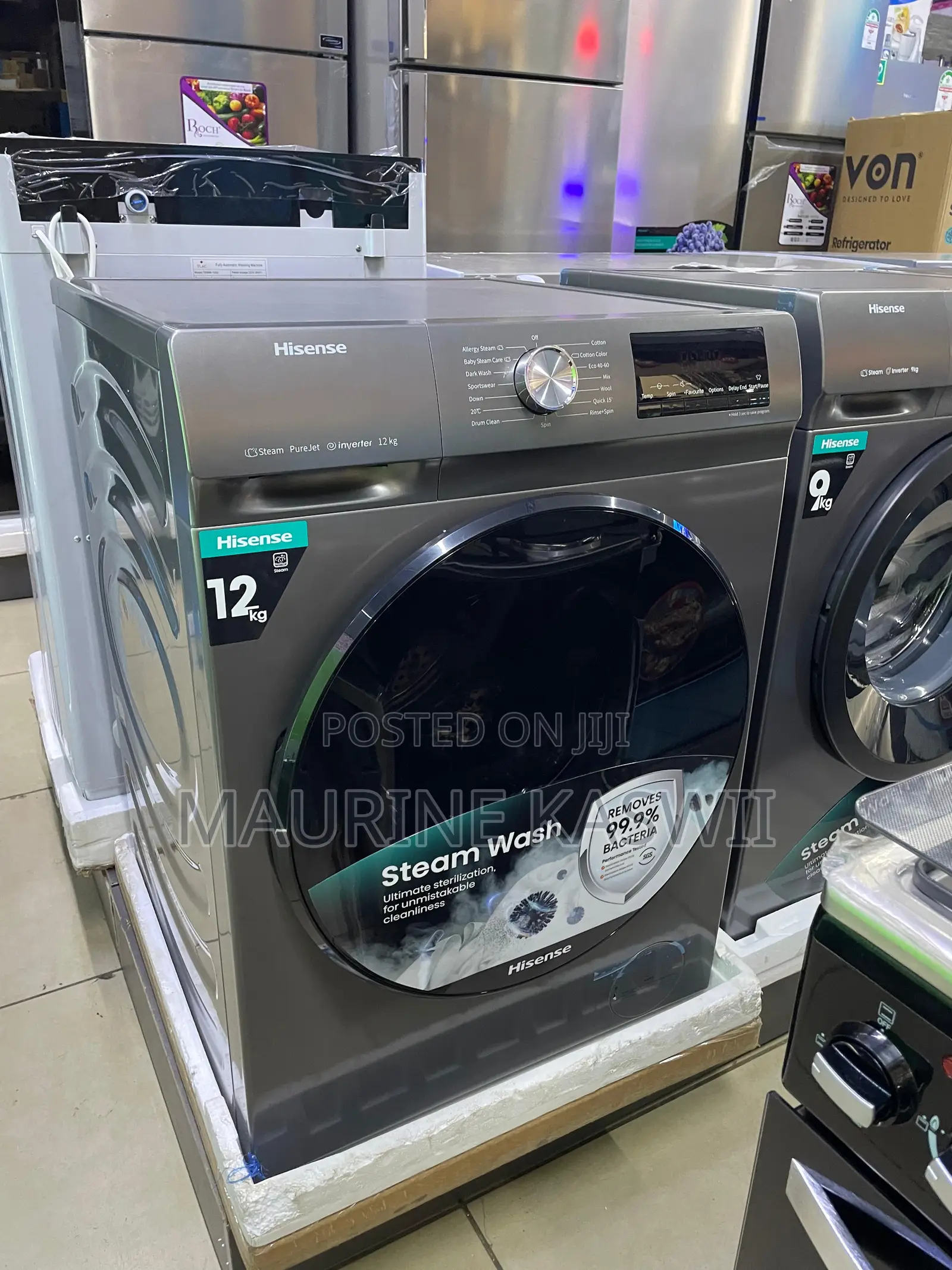 Hisense 12kg Washer Front Load Machine 2 Year Warranty