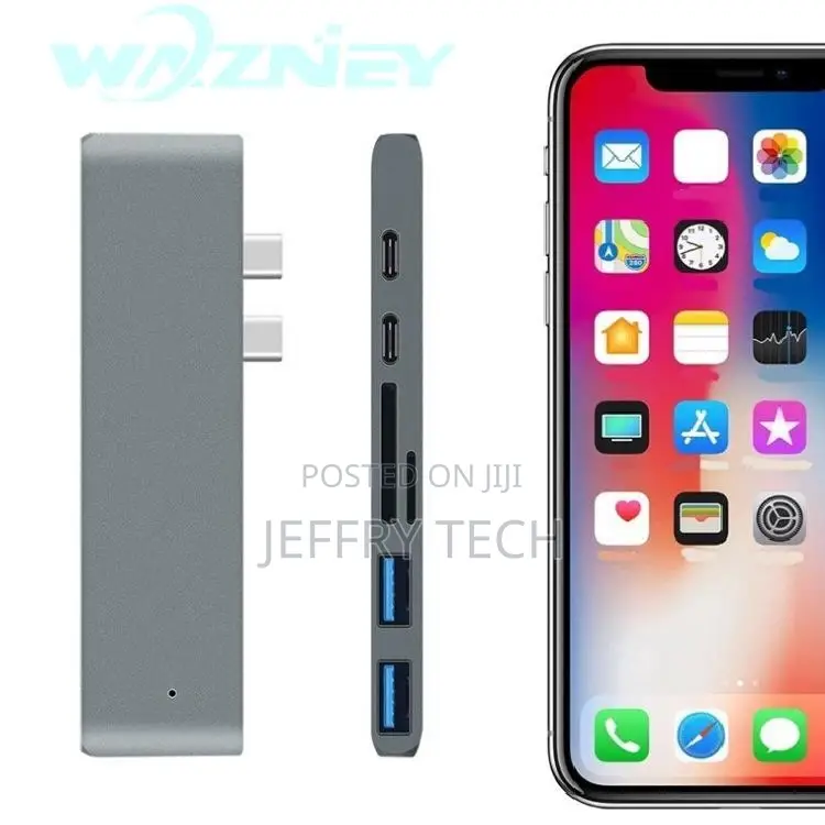 Dual Type-C to Hdmi Expansion Dock Usb3.1 Thunderbolt Conver