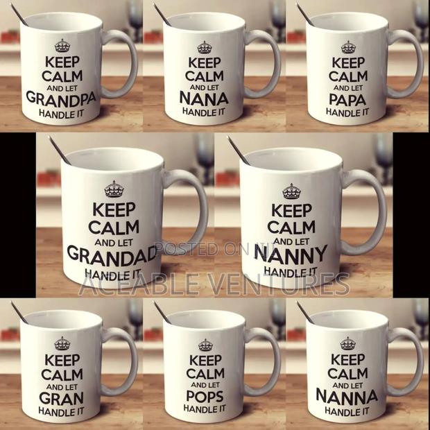 White Plain Printed Mugs