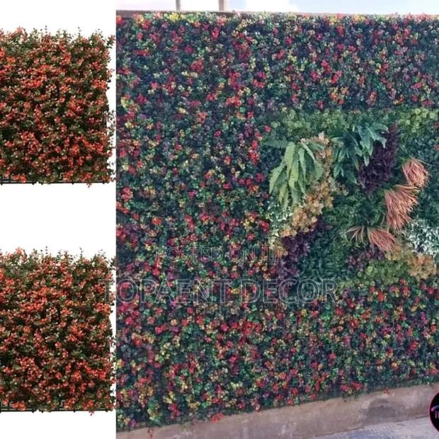 Flowered 40 by 60 Boxwood Hedge Panels - main view